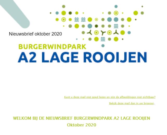 Nieuwsbrief Omgeving - oktober 2020