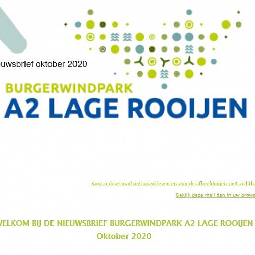 Nieuwsbrief Omgeving - oktober 2020